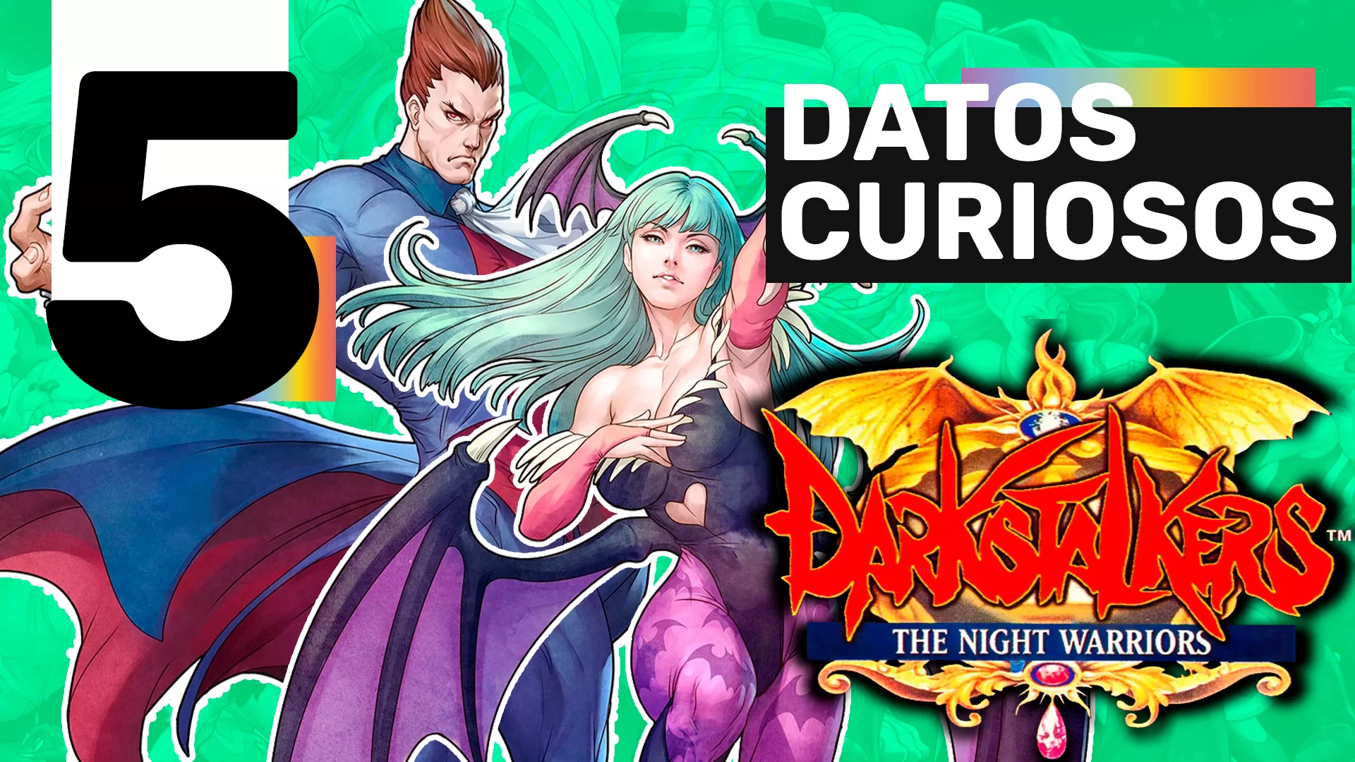 5 curiosidades de Darkstalkers que desconocias. 1 5 curiosidades de Darkstalkers que desconocias.