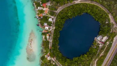 Lagunas y cenotes en México