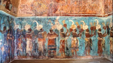 Relieves mayas en Bonampak 11 Relieves mayas en Bonampak